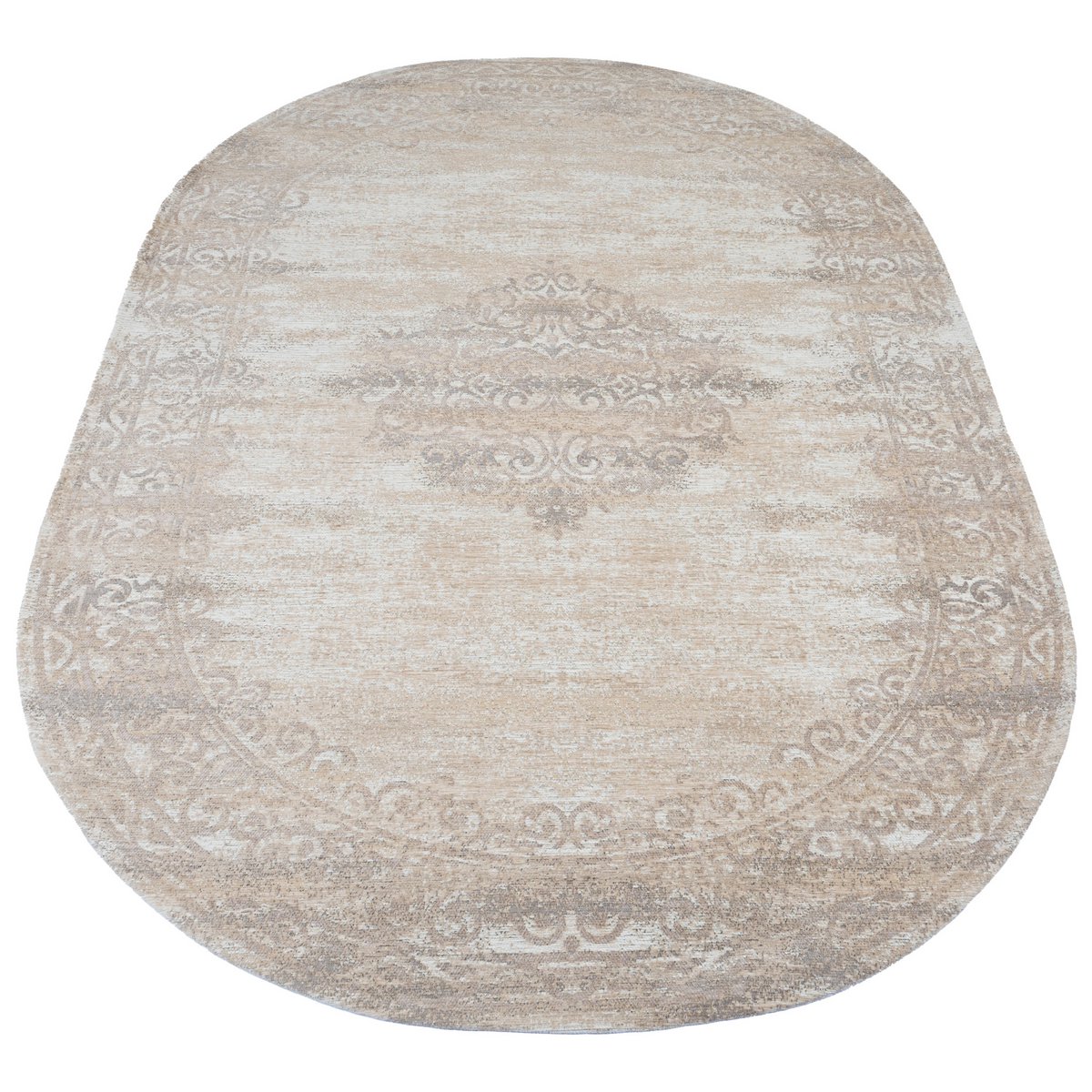 Rug Adel Medallion Beige 26001 - Oval 160 x 230 cm