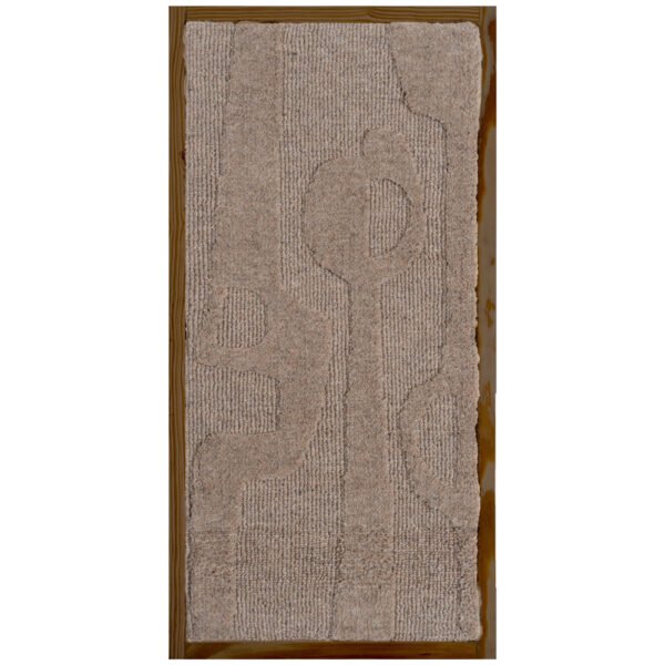 Wall decoration Devin Beige - Wool Hanging 40 x 80 cm