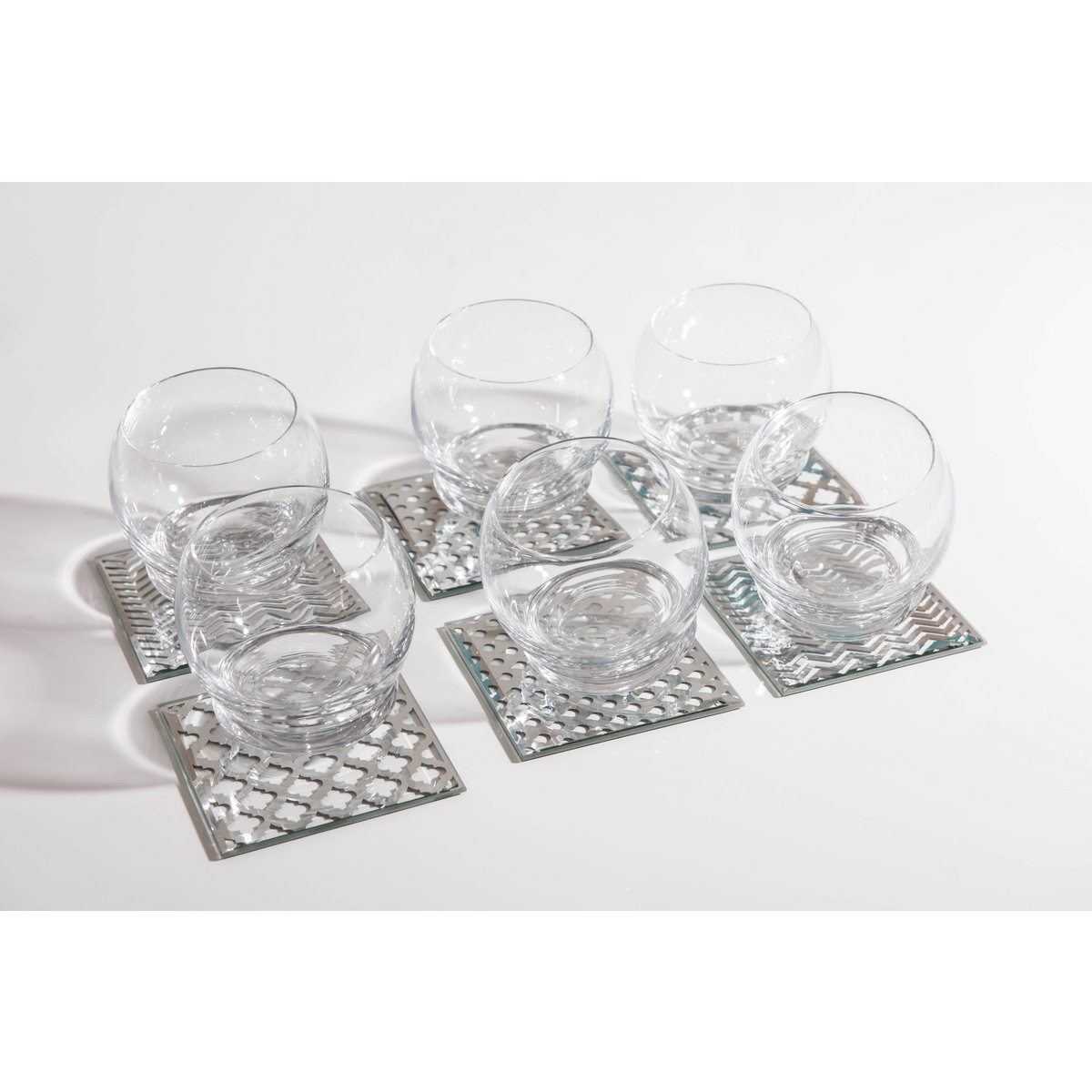 SET 6 GLASSES CULBUTO TRANSPARENT 390 ML