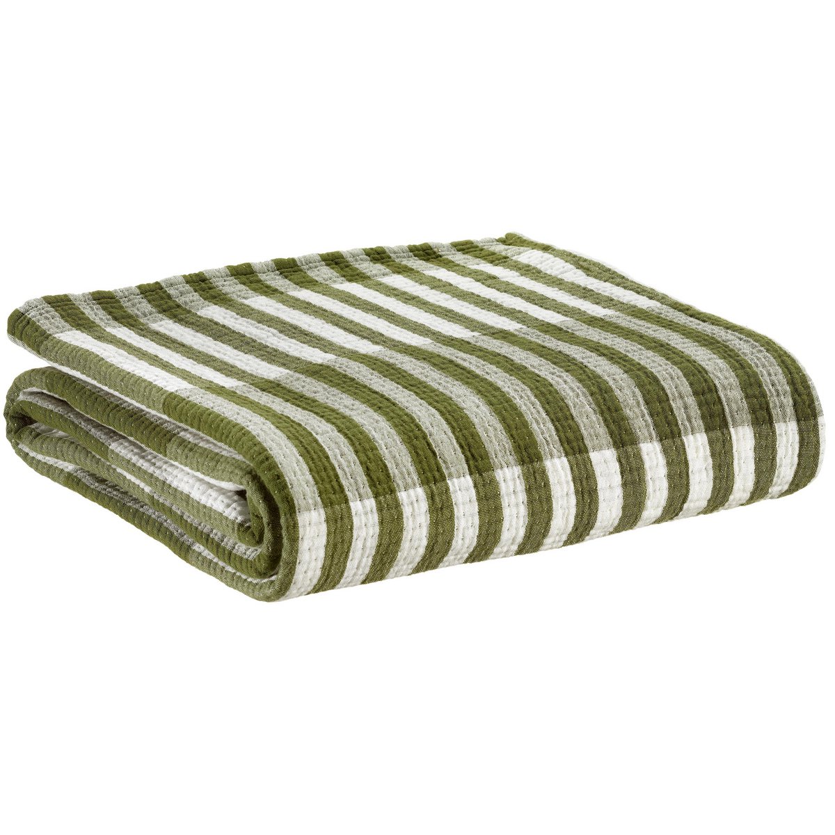 Plaid Calista Olive 137 x 180