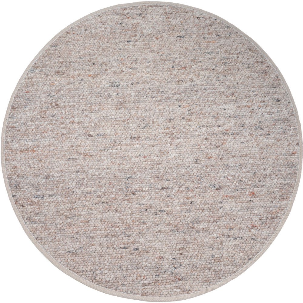 Rug Stone Dark Beige 417 – Round ø160 cm