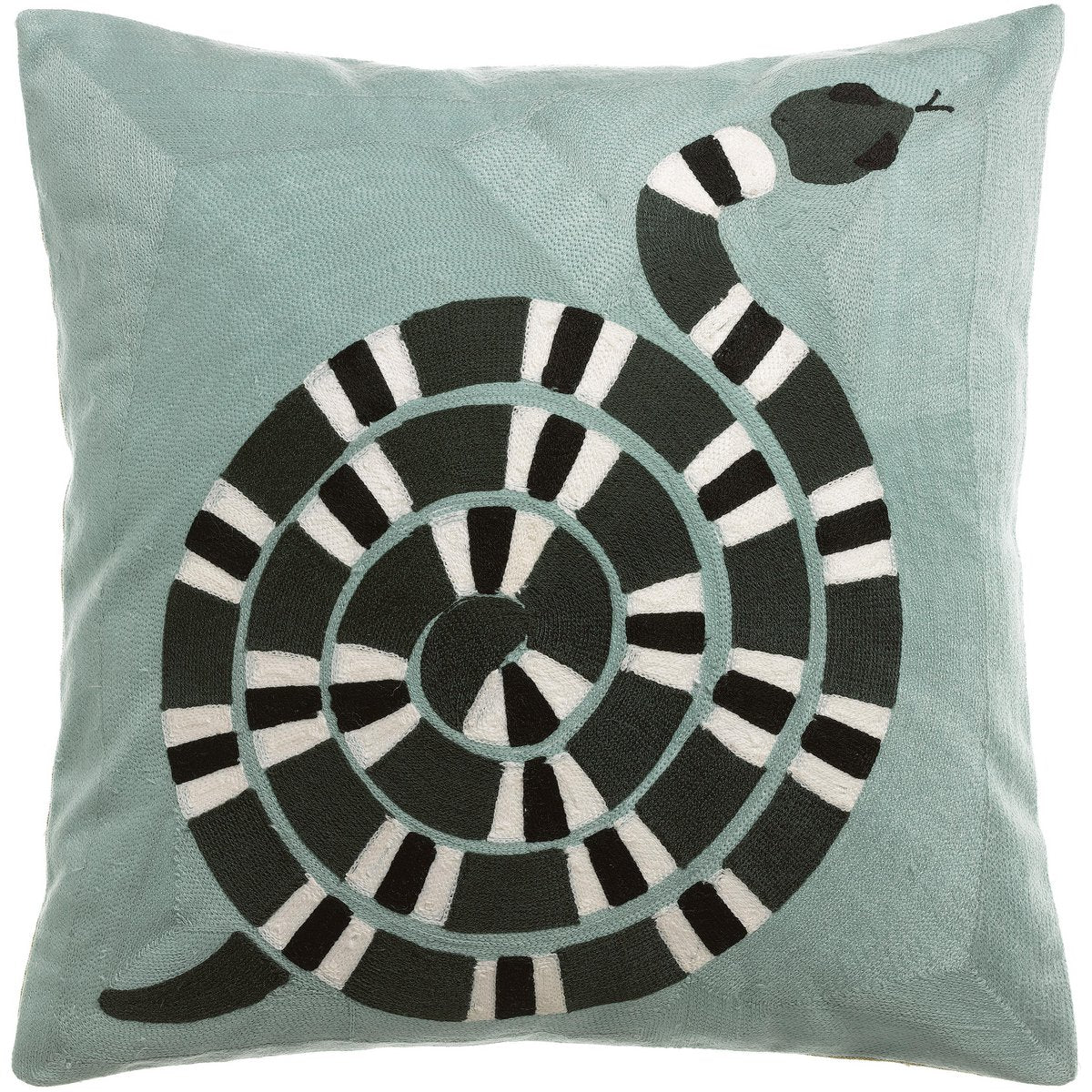 Yoka Ciel embroidered cushion 45 x 45