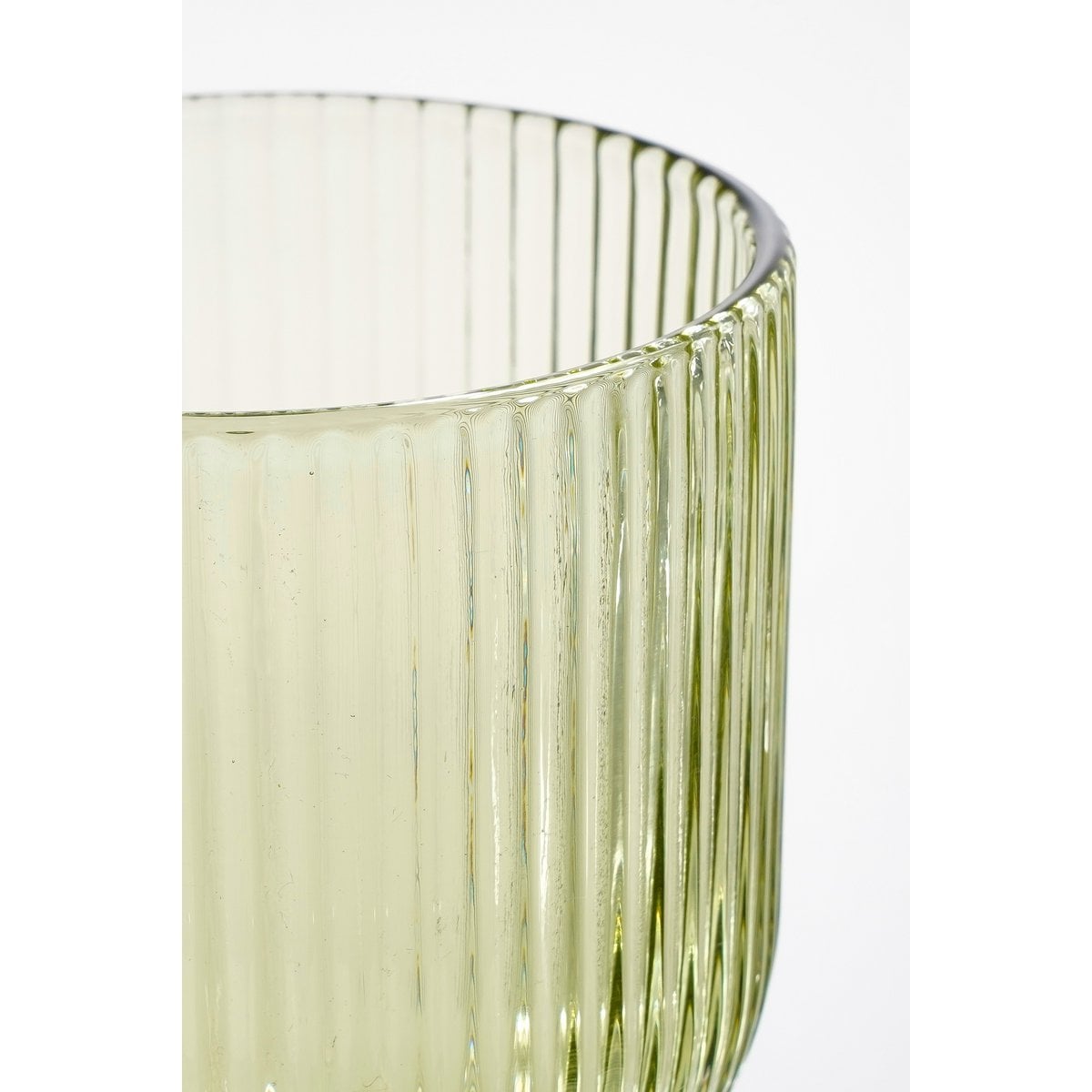 Wine glass set Merlot Light green