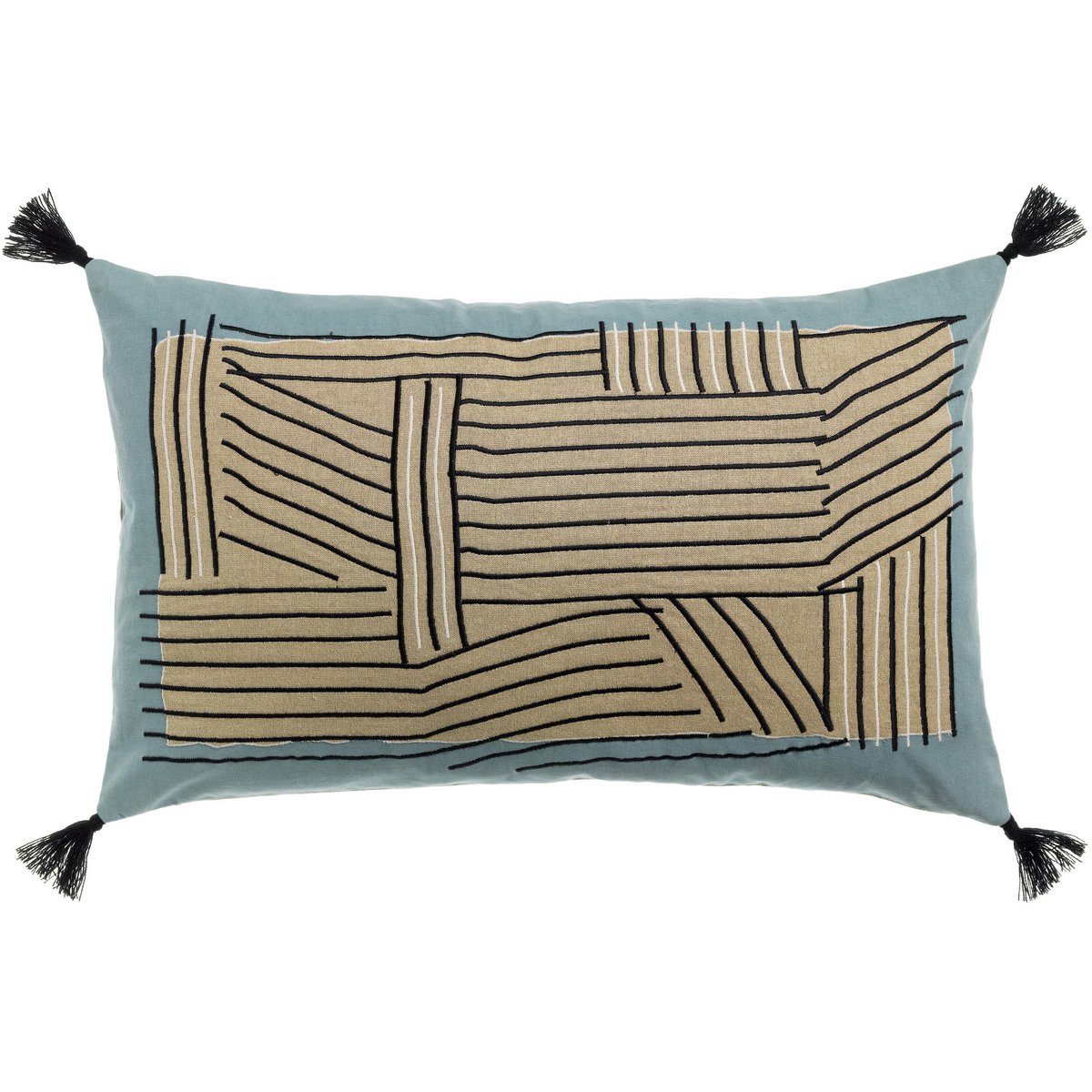 Kori Sky embroidered cushion 40 x 65