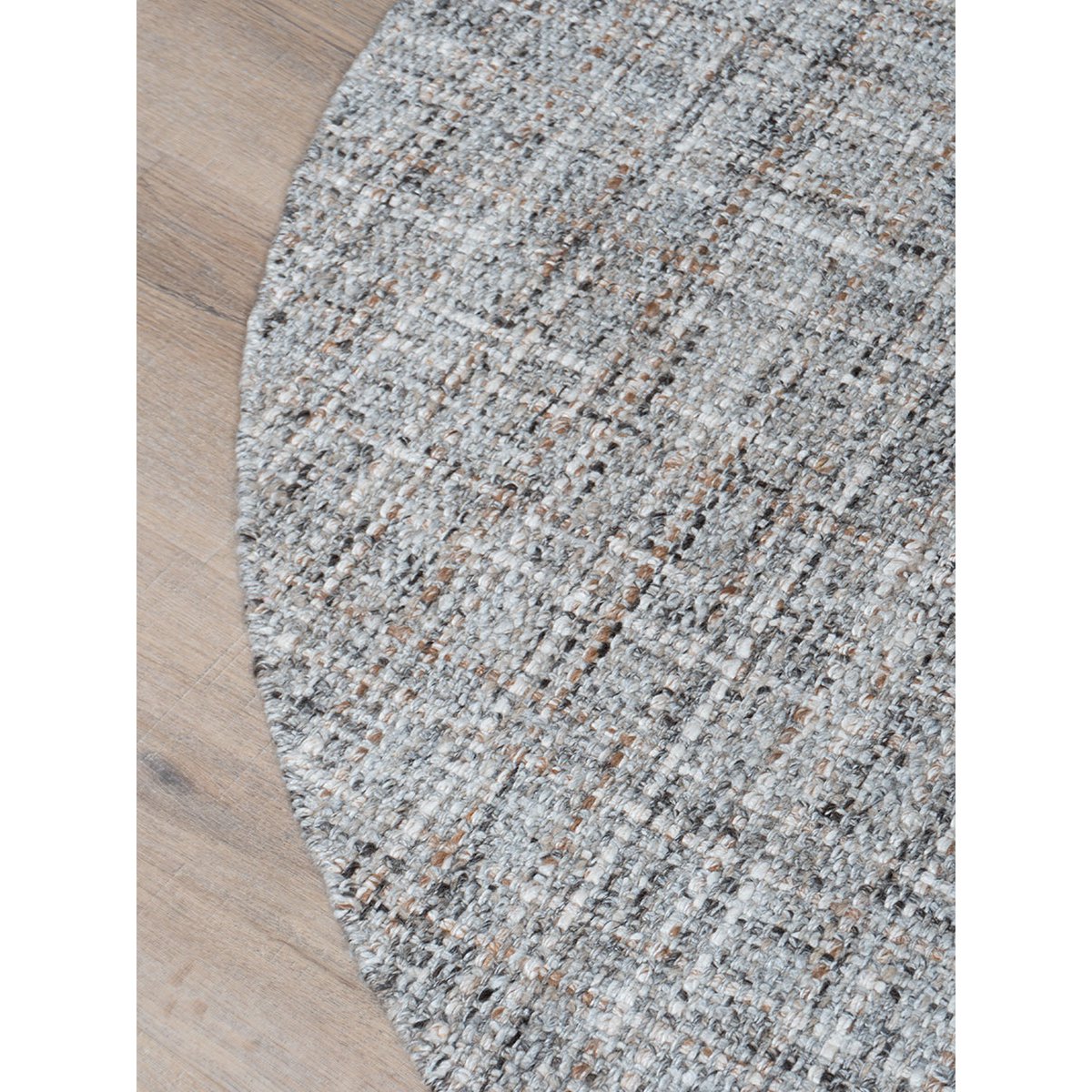 Rug Cross Grey/Beige – Round ø160 cm
