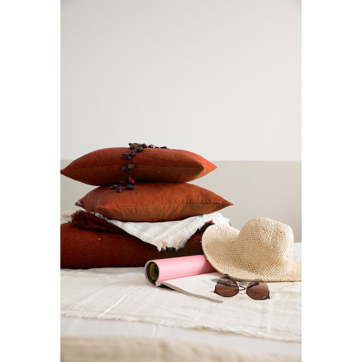 Plain cushion Zeff Rooibos 30 x 50