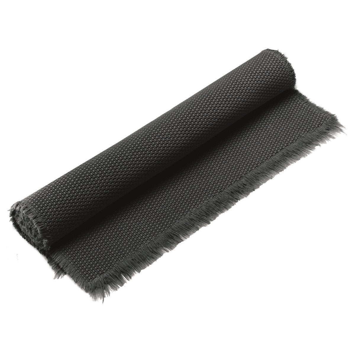 Plain bath mat Elly Black 70 x 140