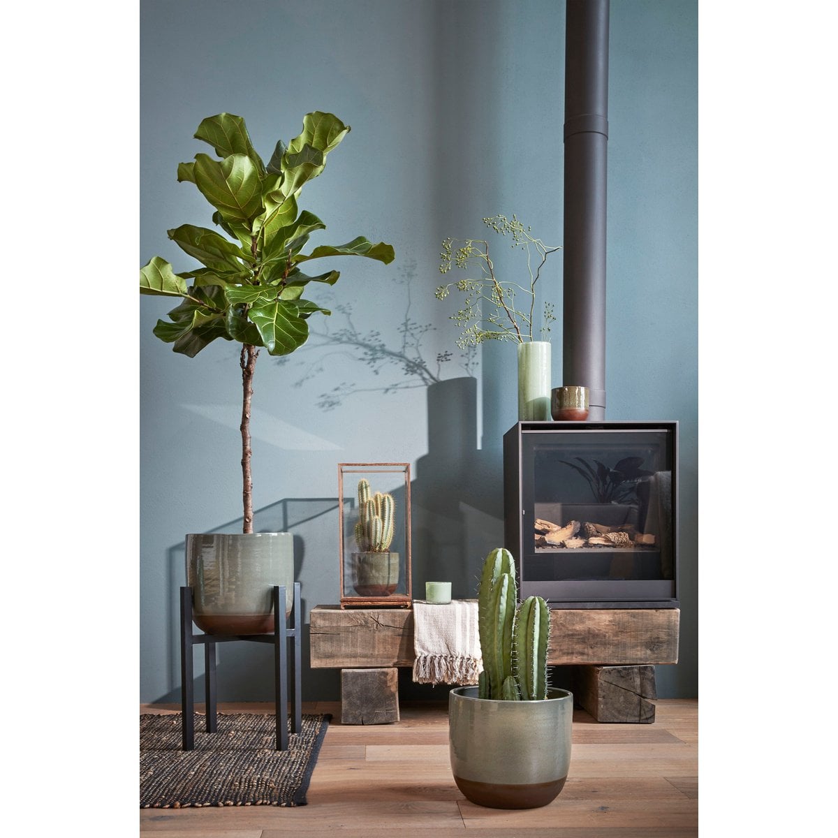Plant stand Ascot Black