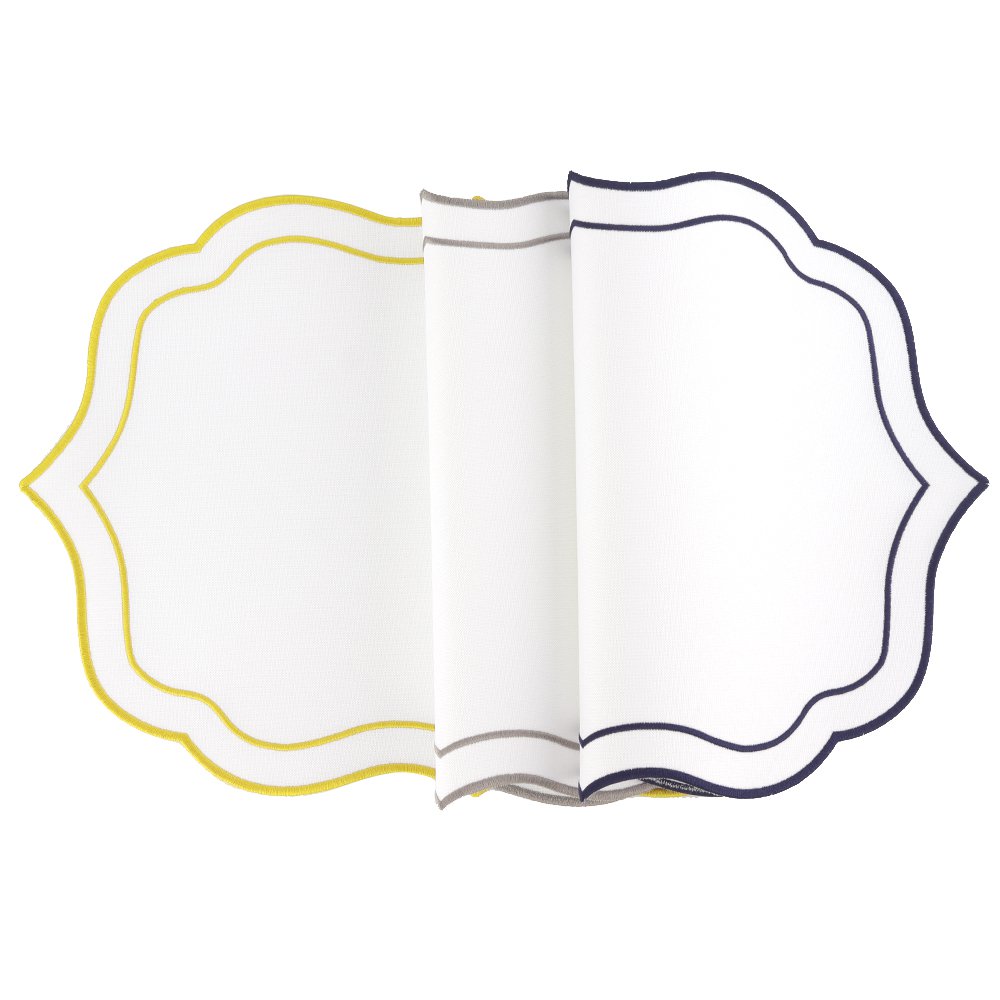 White and golden plate
