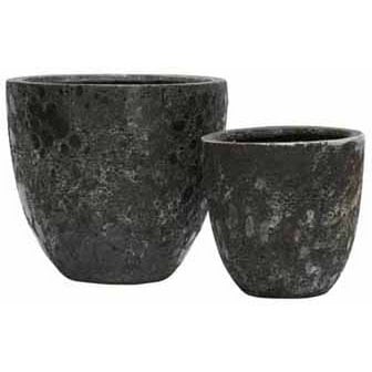 Plant pot - Laki Relic Jade Set Ø36/25 x H34/25 cm - (set of 2 pieces)
