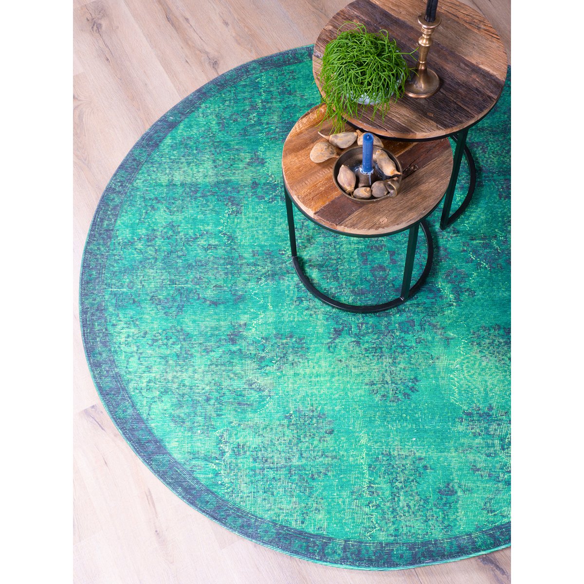 Rug Yves Round Green ø160 cm