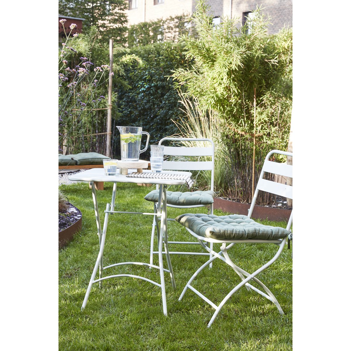 Garden bistro set Evita Brown