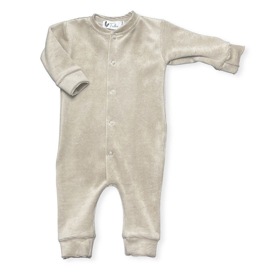 Playsuit small cord dark beige