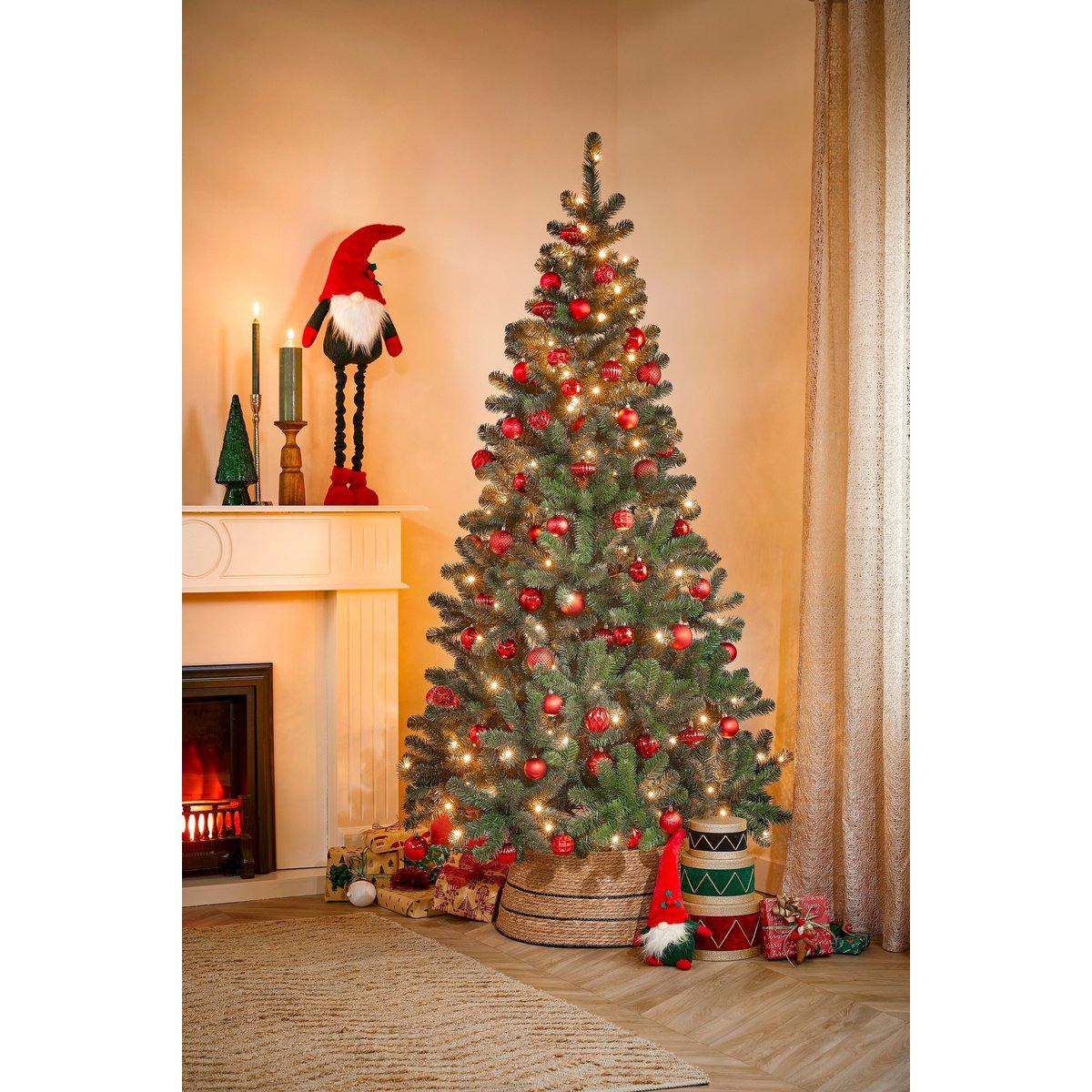 Christmas ball set Red
