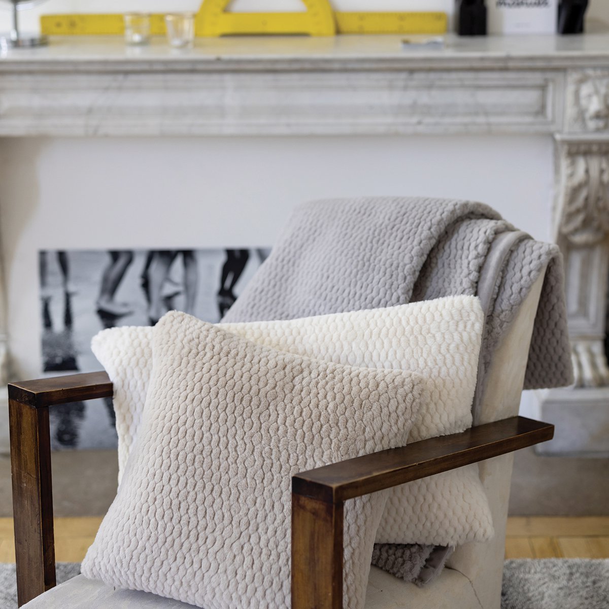 Plaid Georgia Perle 140 x 180