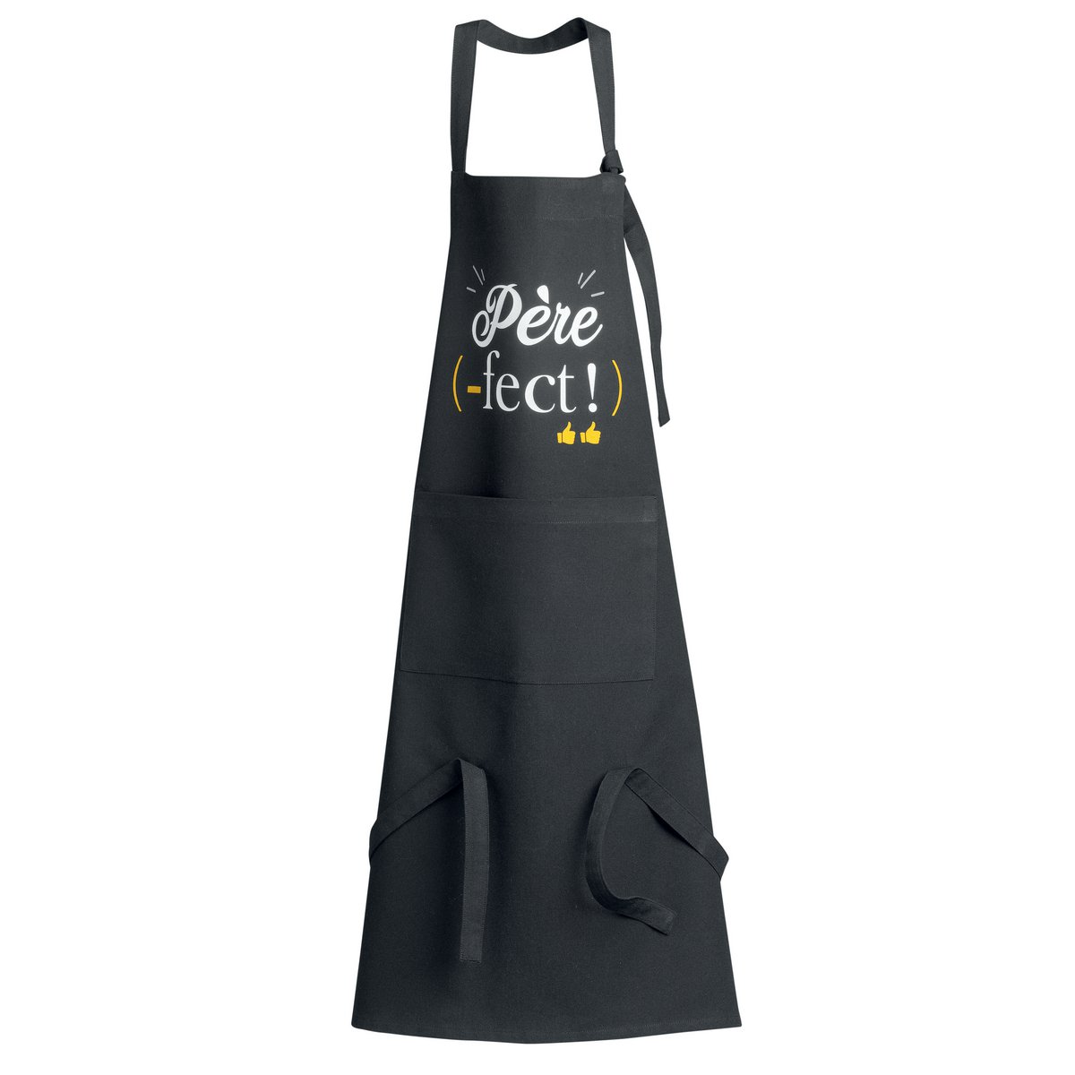 Father-fect recycled kitchen apron Black 72 x 90