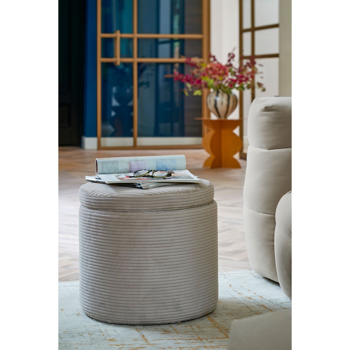 Pouf Pouffe Off-white