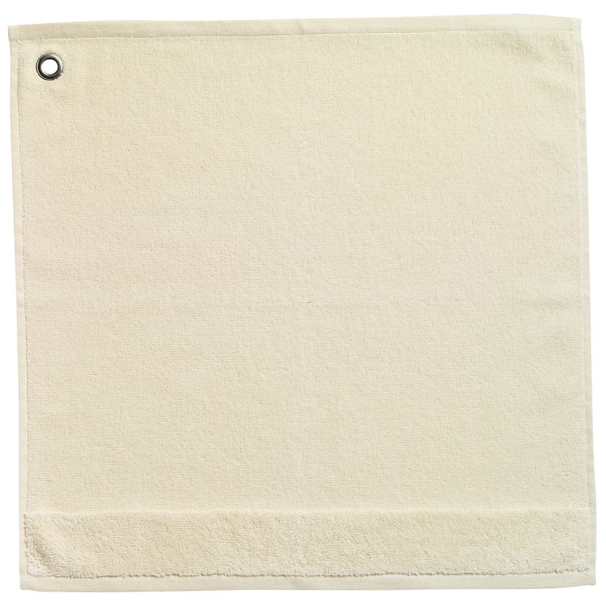 Essuie-mains oeillet Curl Ivoire 50 x 50