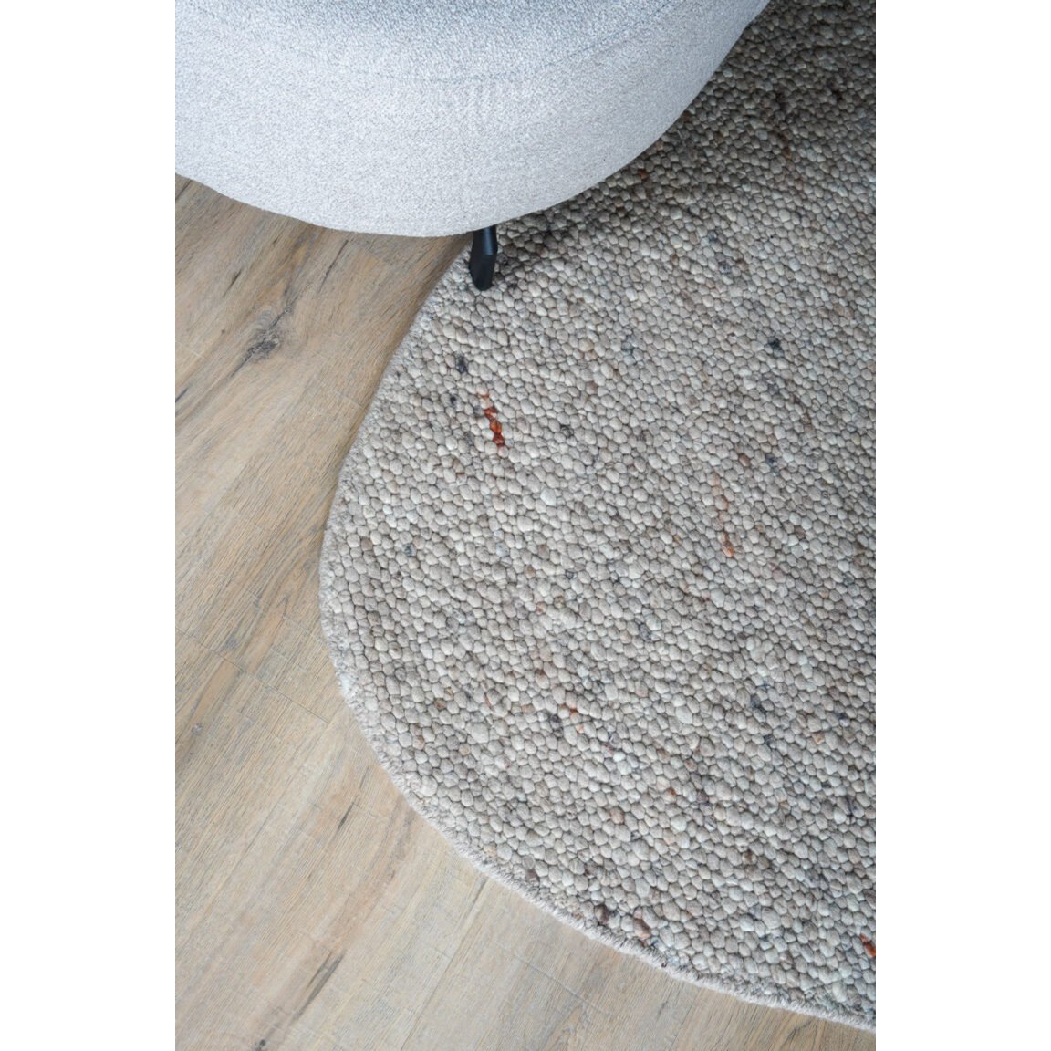 Rug Stone Donker Beige 417 - pebble -shaped 200 x 280 cm
