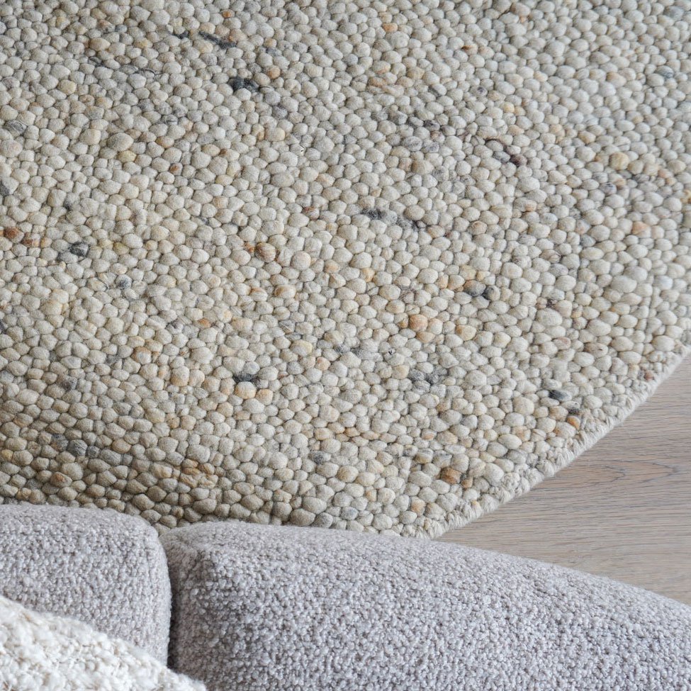 Rug Stone Beige 215 - Organic 160 x 230 cm