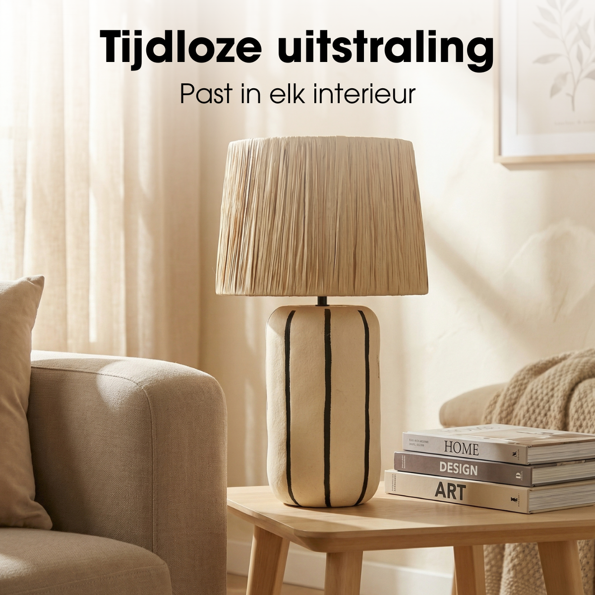 Standing lamp Denton Beige