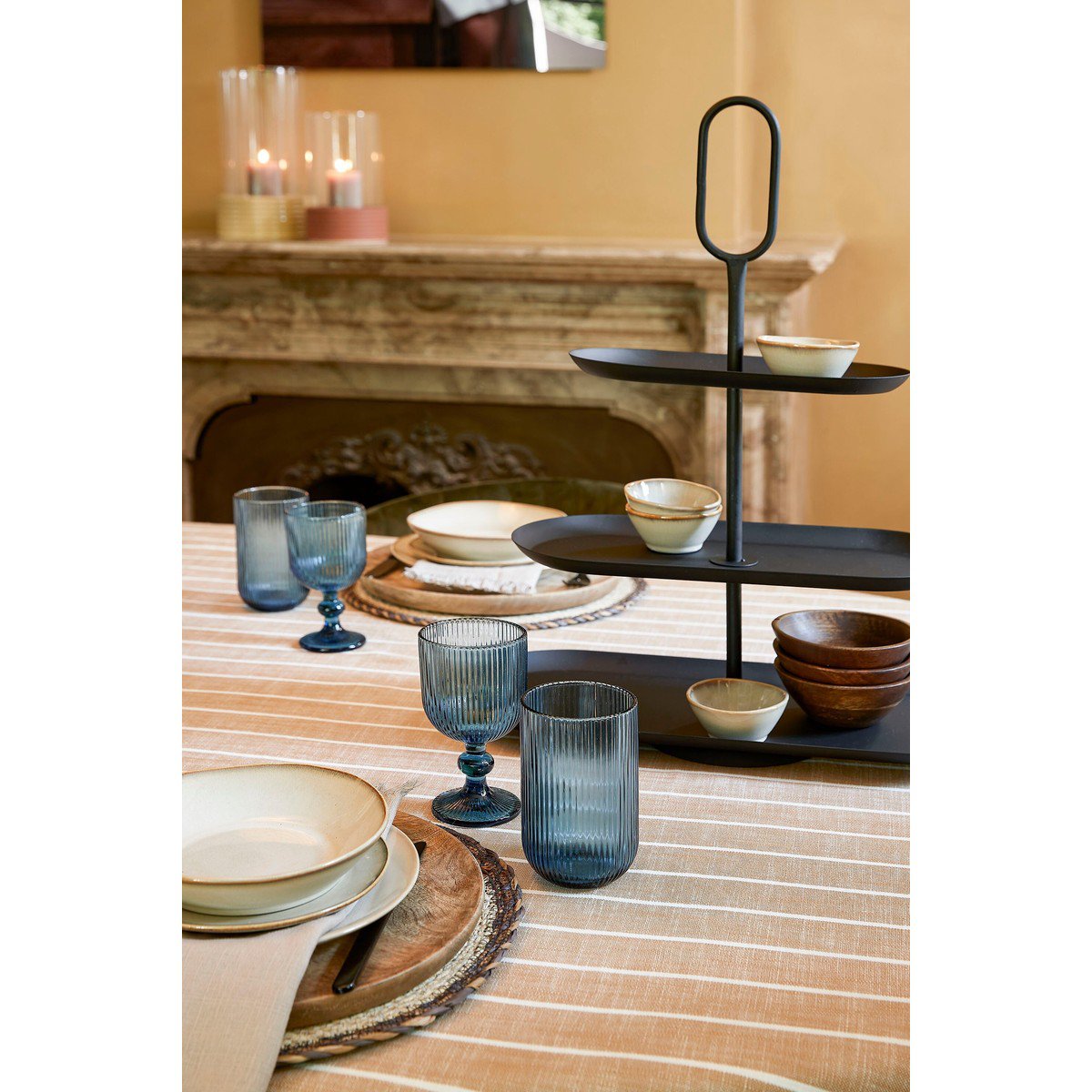Wine glass Merlot Blue