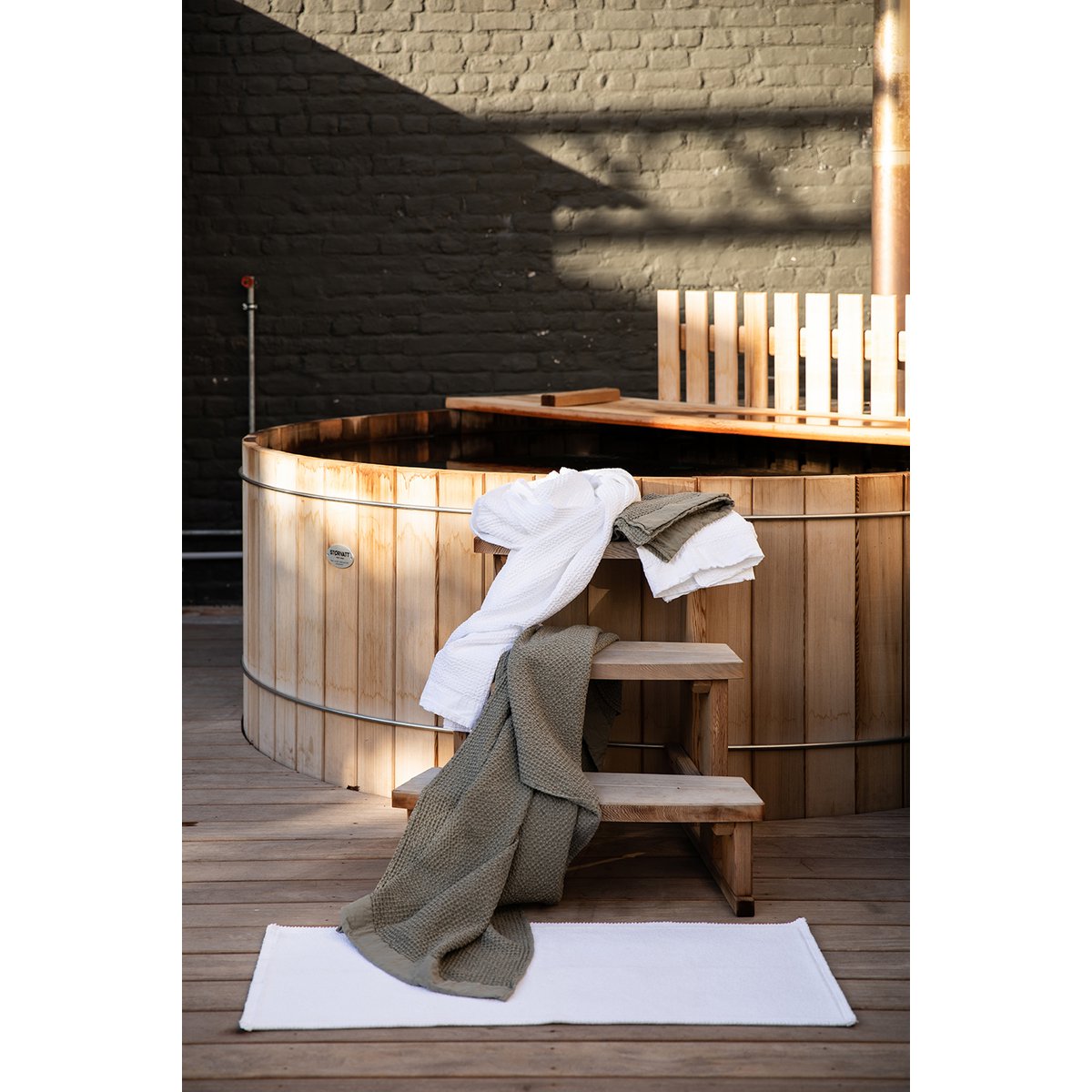 Plain bath mat Etia Craie 54 x 64