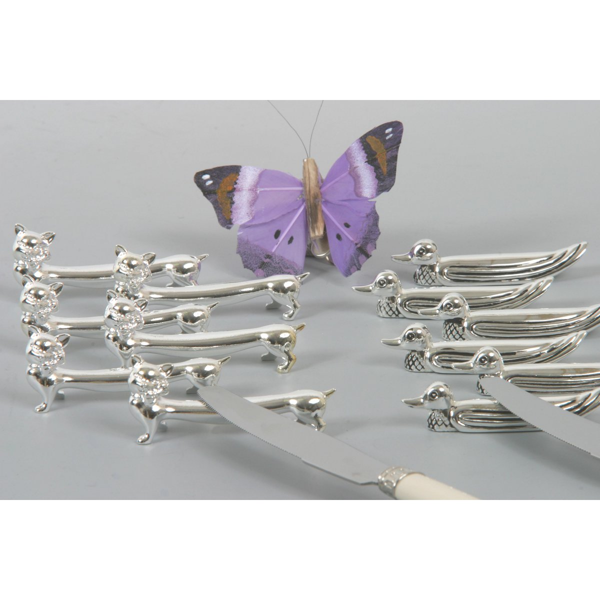 Cat knife holder - set of 6