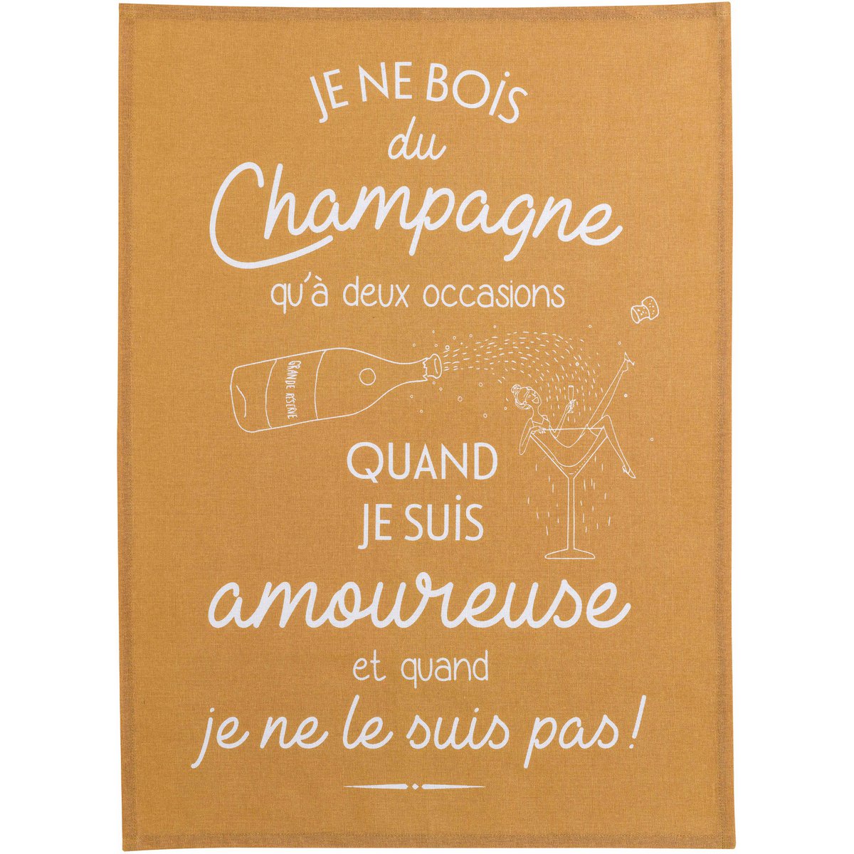 Ocre romantic cloth 50 x 70