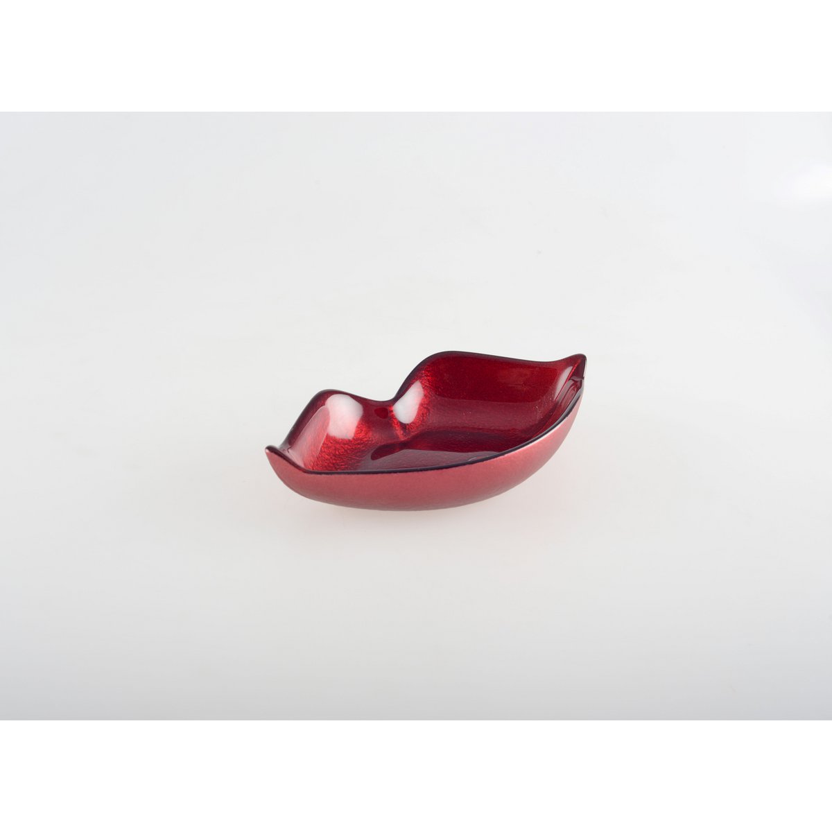 GLOSSY RED MOUTH CUP 17.5X4X4CM