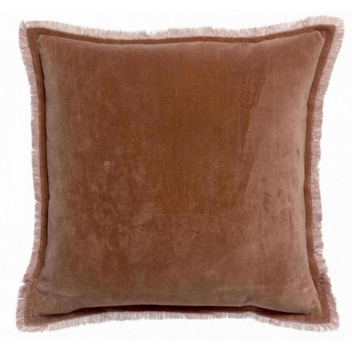 Fara plain cushion Rosewood 45 x 45