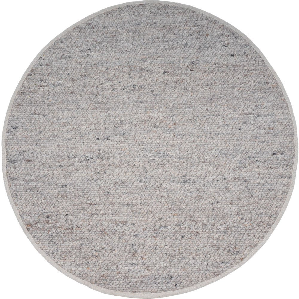 Rug Stone Light Gray 421 – Round ø200 cm