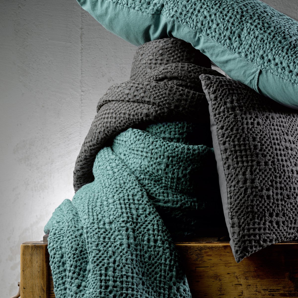 Throw Stonewashed Tana Prussia 180 X 260