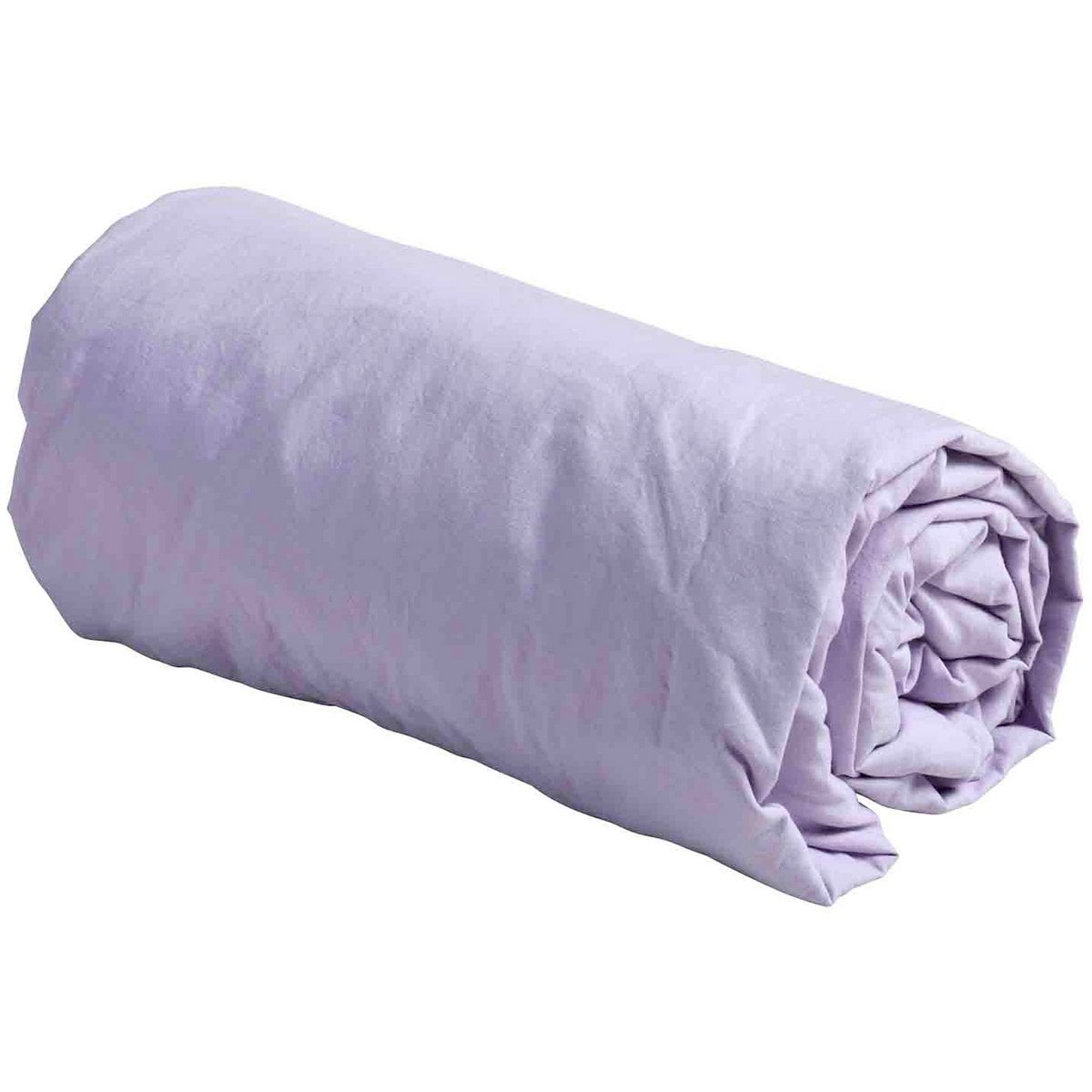 Drap housse Céleste Lilas 200 x 90
