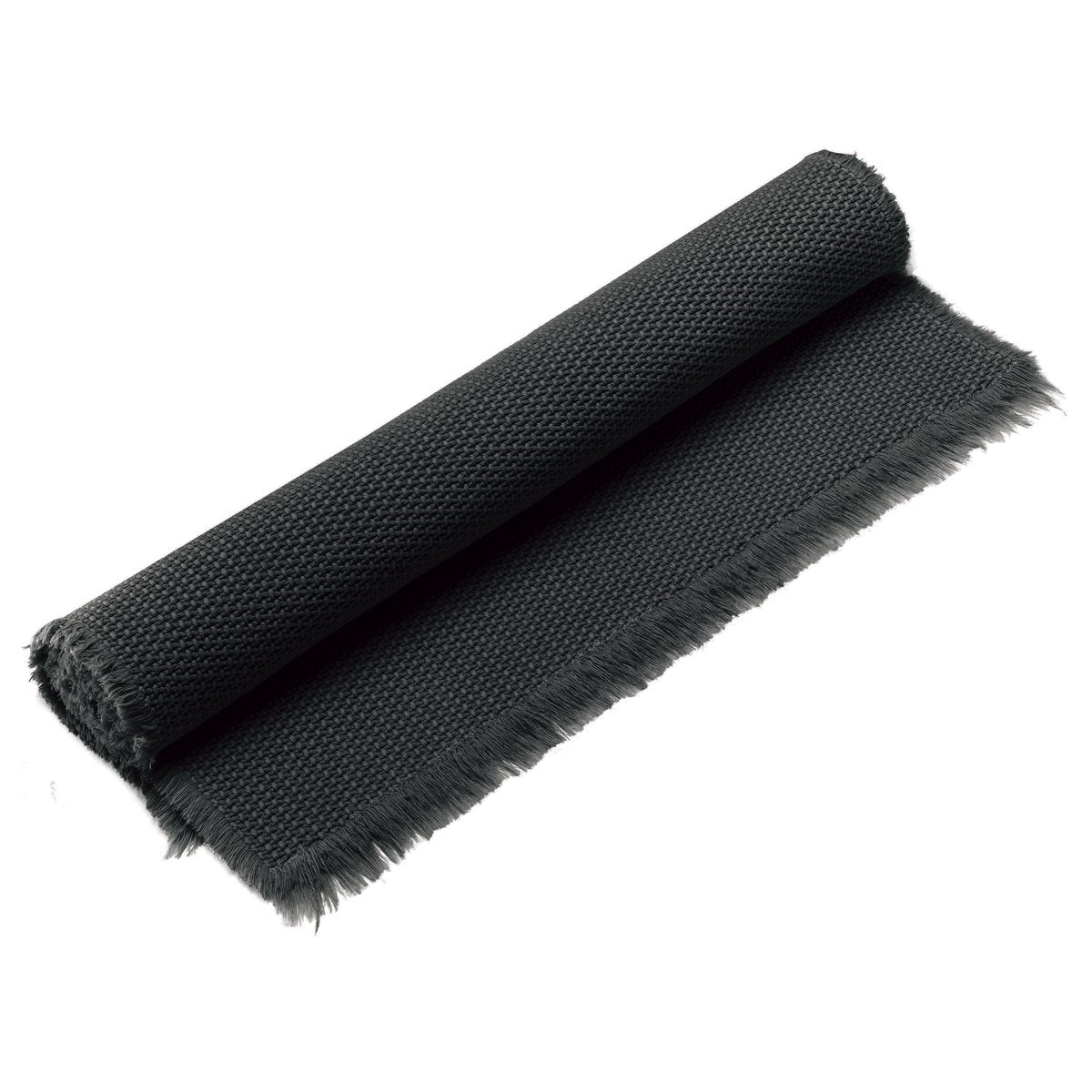 Plain Bath Mat Elly Black 54 x 64