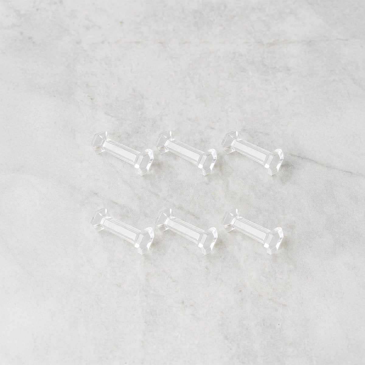 3x3x10cm crystal chopper - Lot of 6