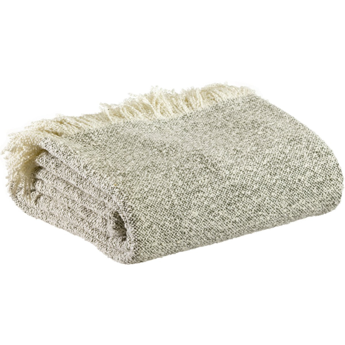 Jane Olive mottled blanket 130 x 160