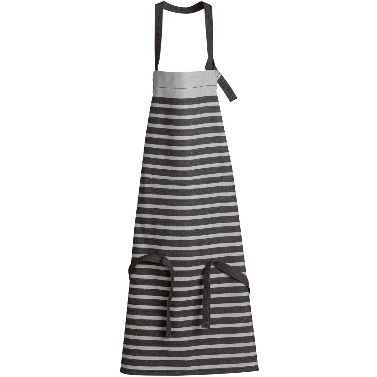 Recycled kitchen apron Tilio Black/gray 72 x 90