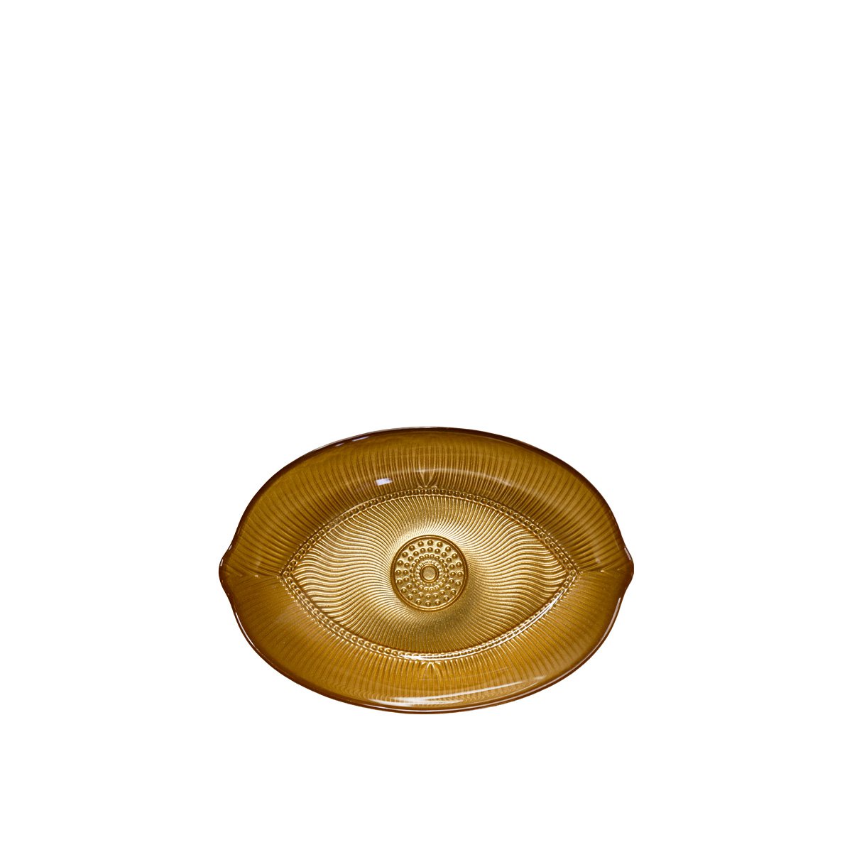 Golden eye oval cup 15x21x4.5cm