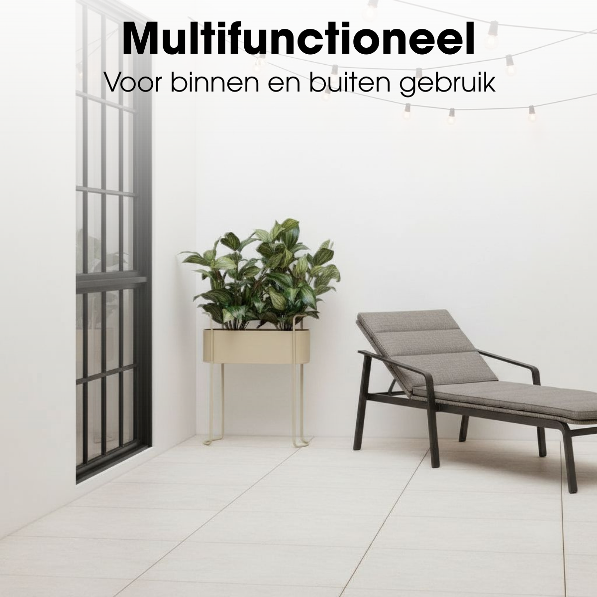 Flowerpot inside Moritz Beige