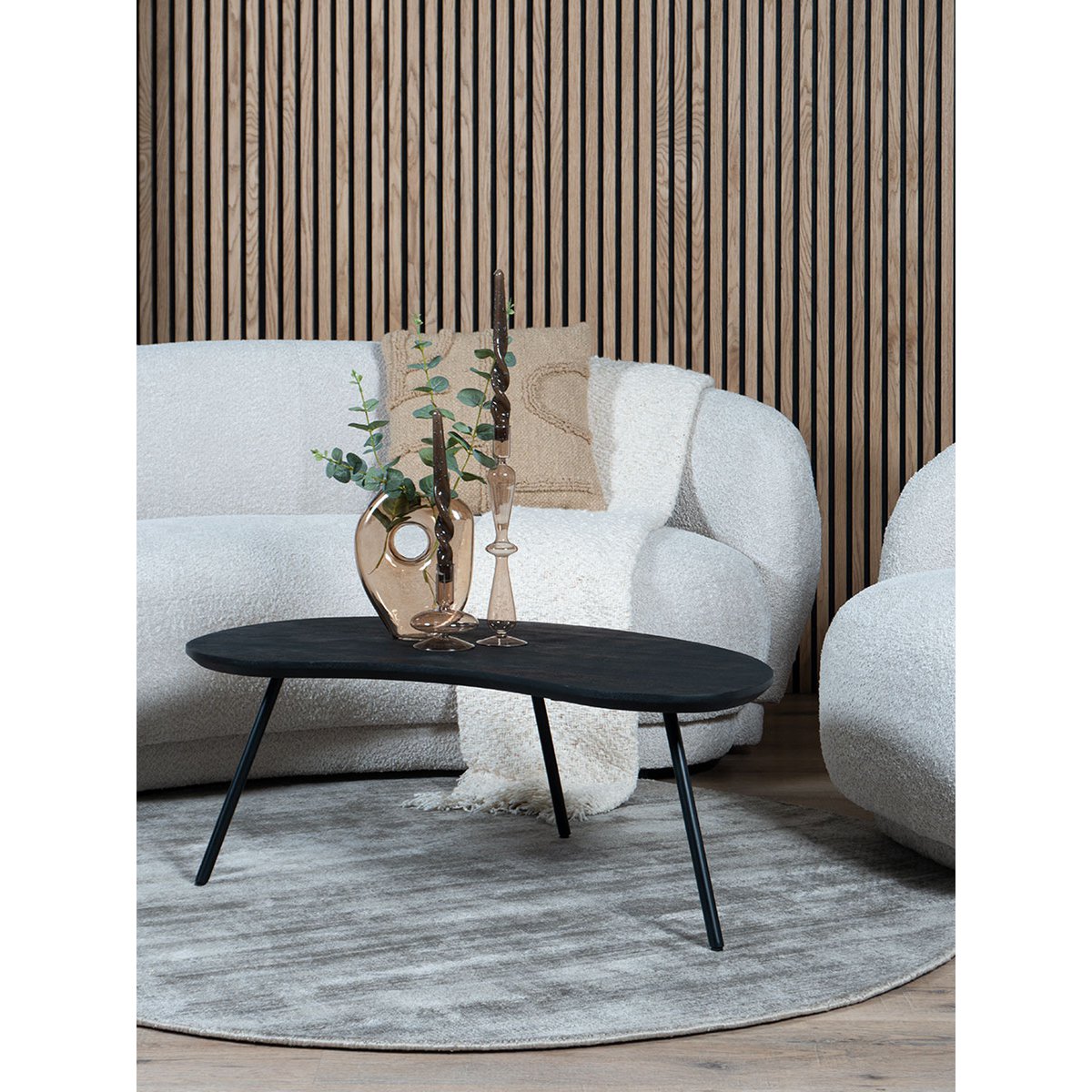 Rug Cos Taupe - Round ø150 cm