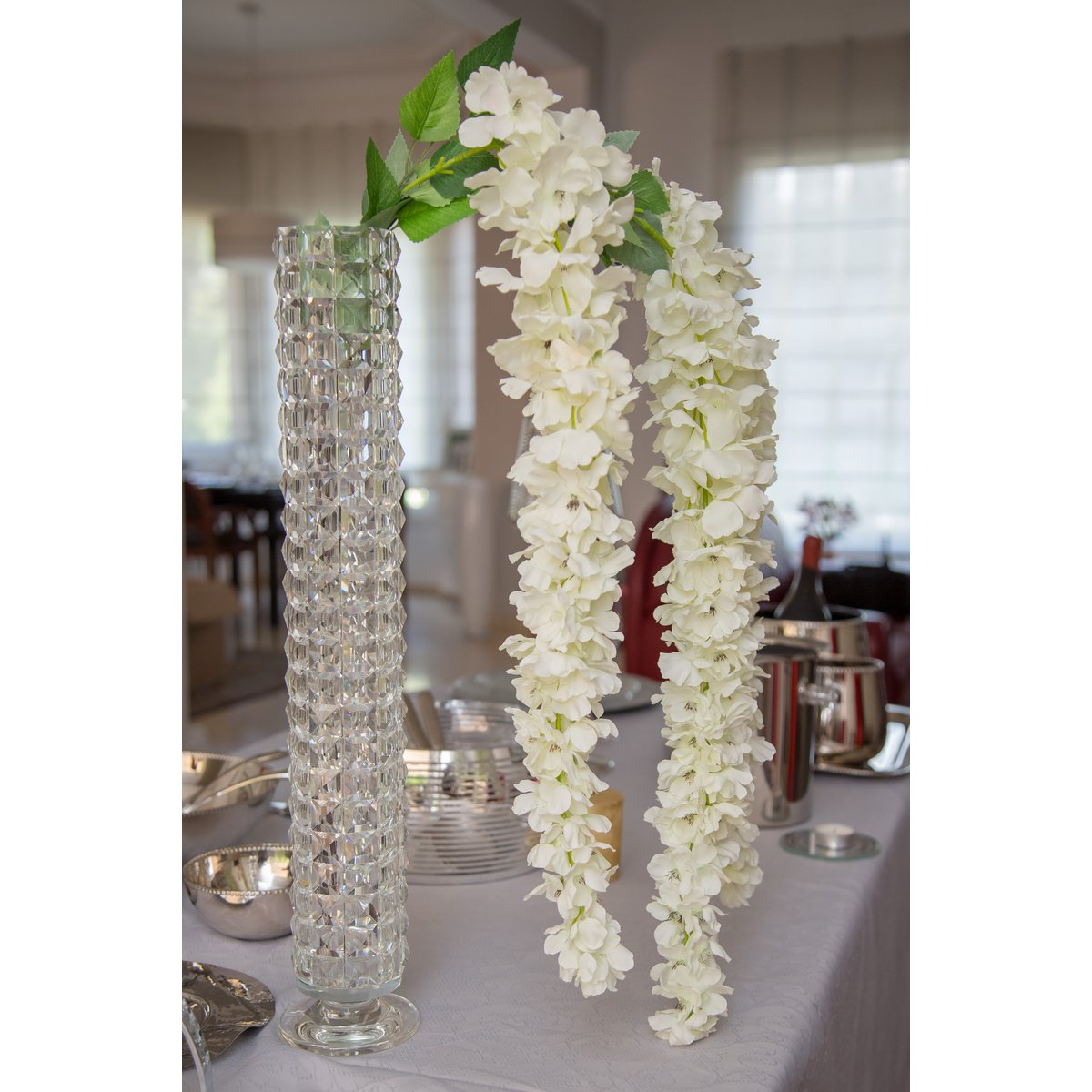 CRYSTAL VASE H. 55CM