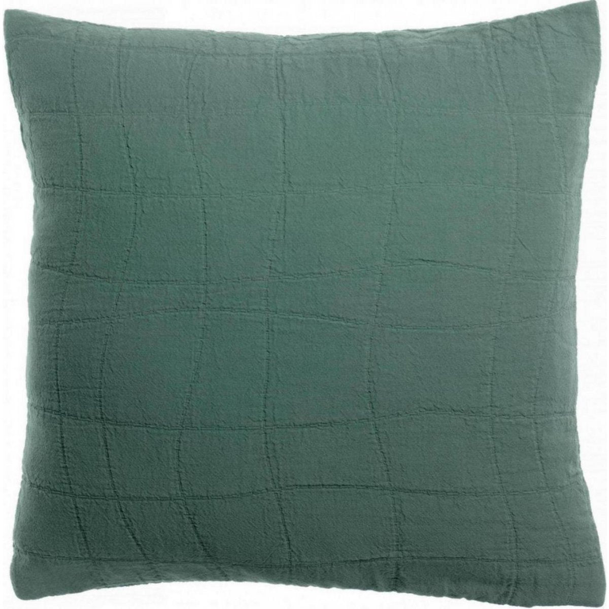 Recycled cushion Titou Verdigris 45 x 45