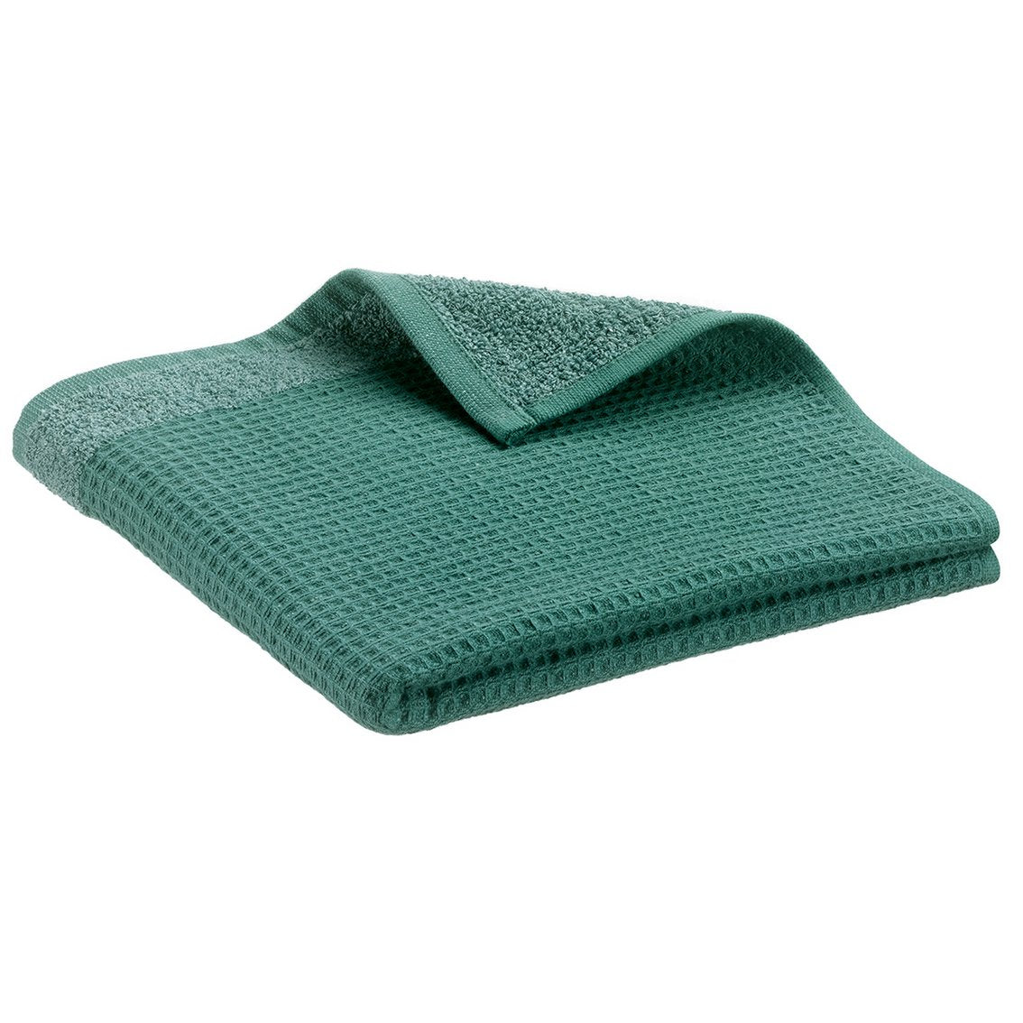 Recycled guest towel Abby Emeraude 30 x 50