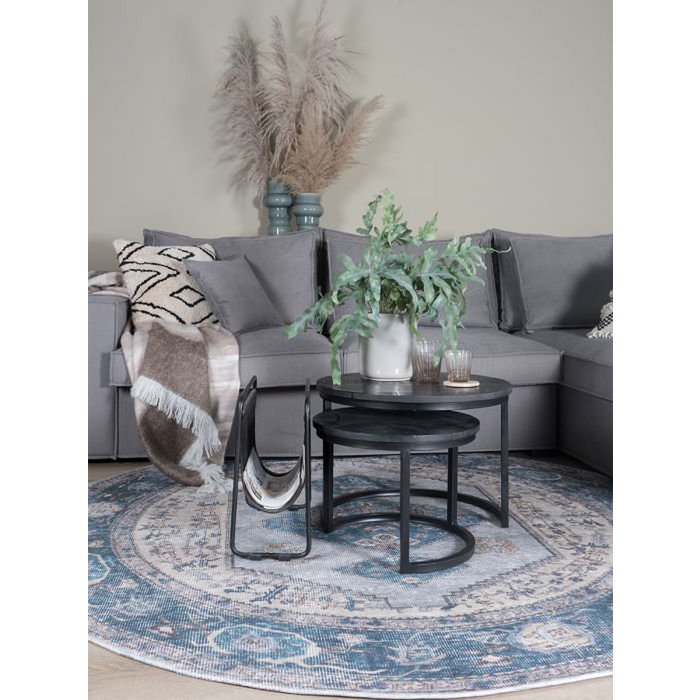 Carpet Karaca Blue 03 Round ø120 cm