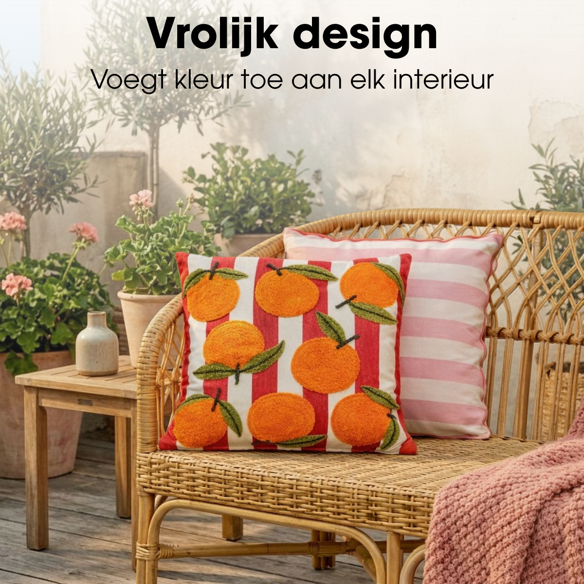 Throw pillow Multi-coloured