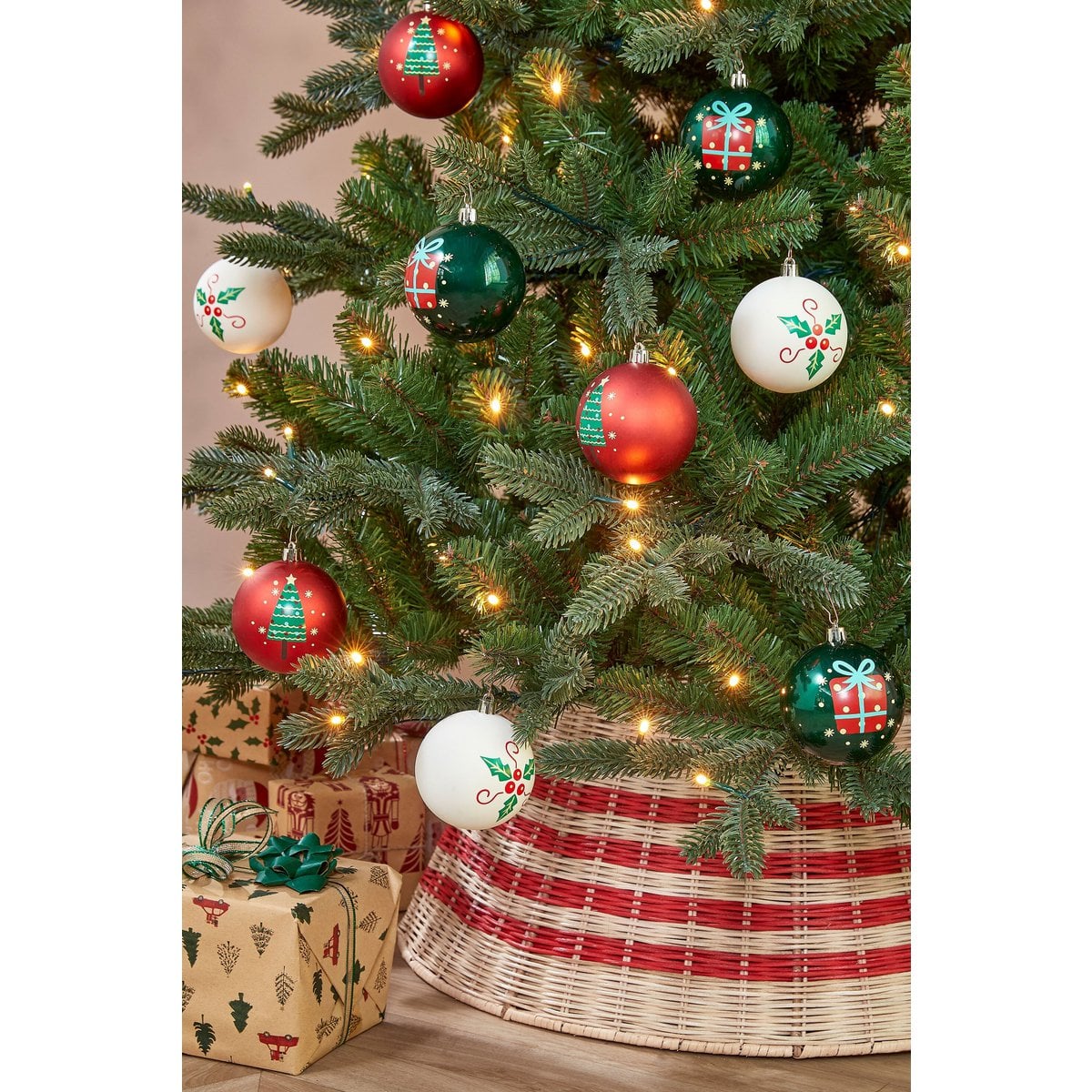 Christmas ball set Multi-coloured