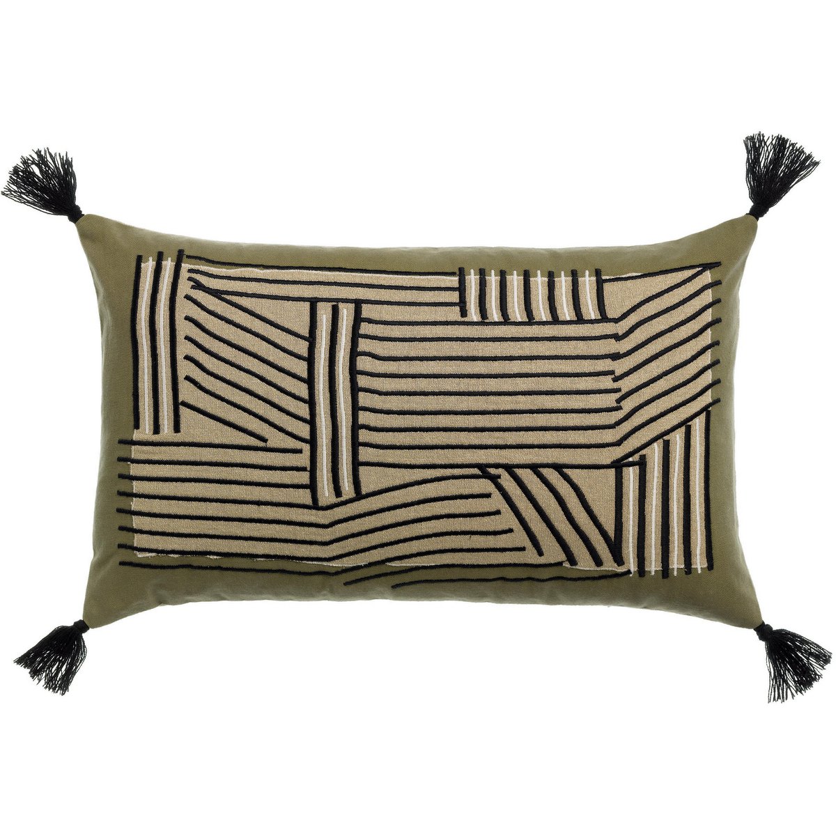 Kori Cedar embroidered cushion 30 x 50