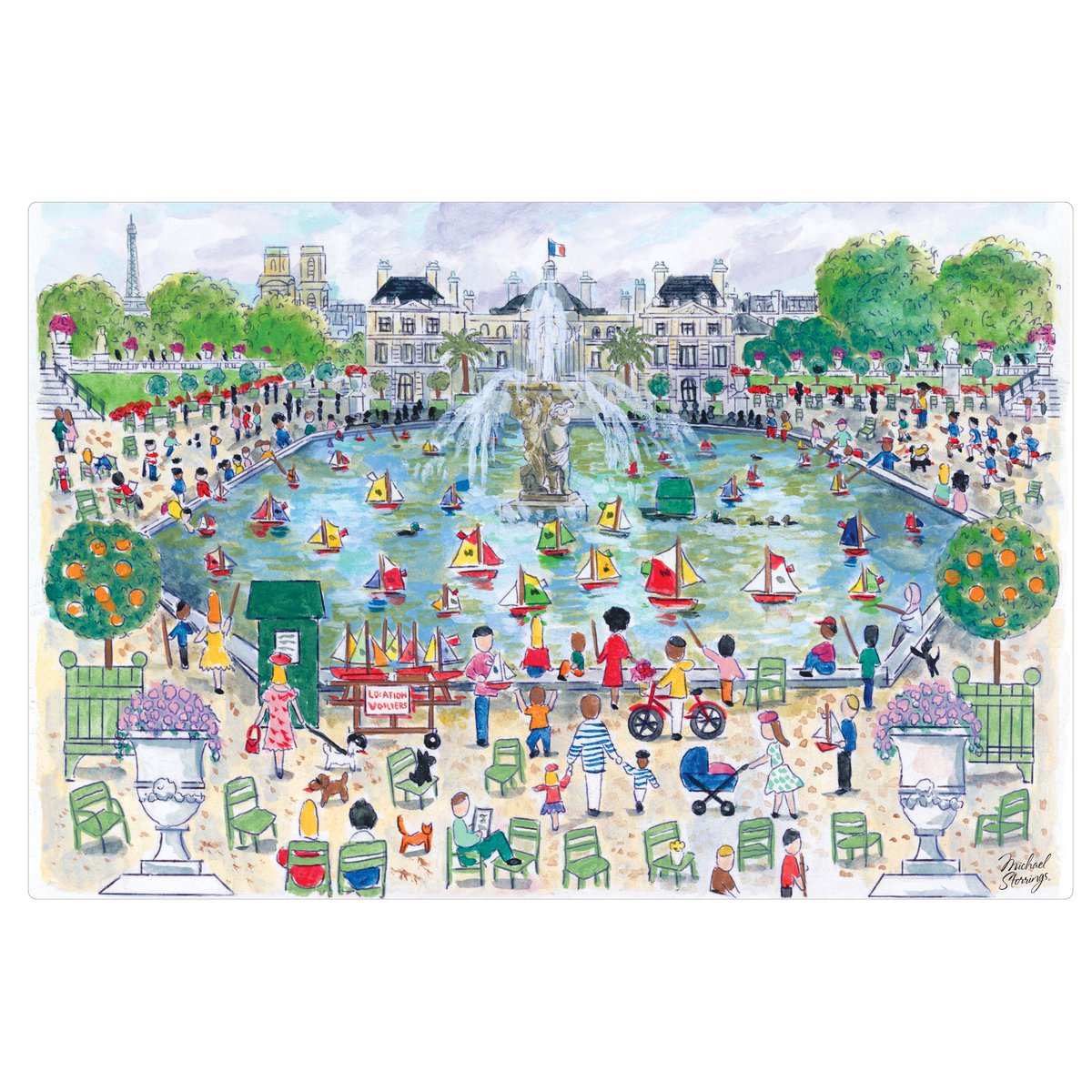 Luxembourg Garden Table Set Assorted 30 x 45