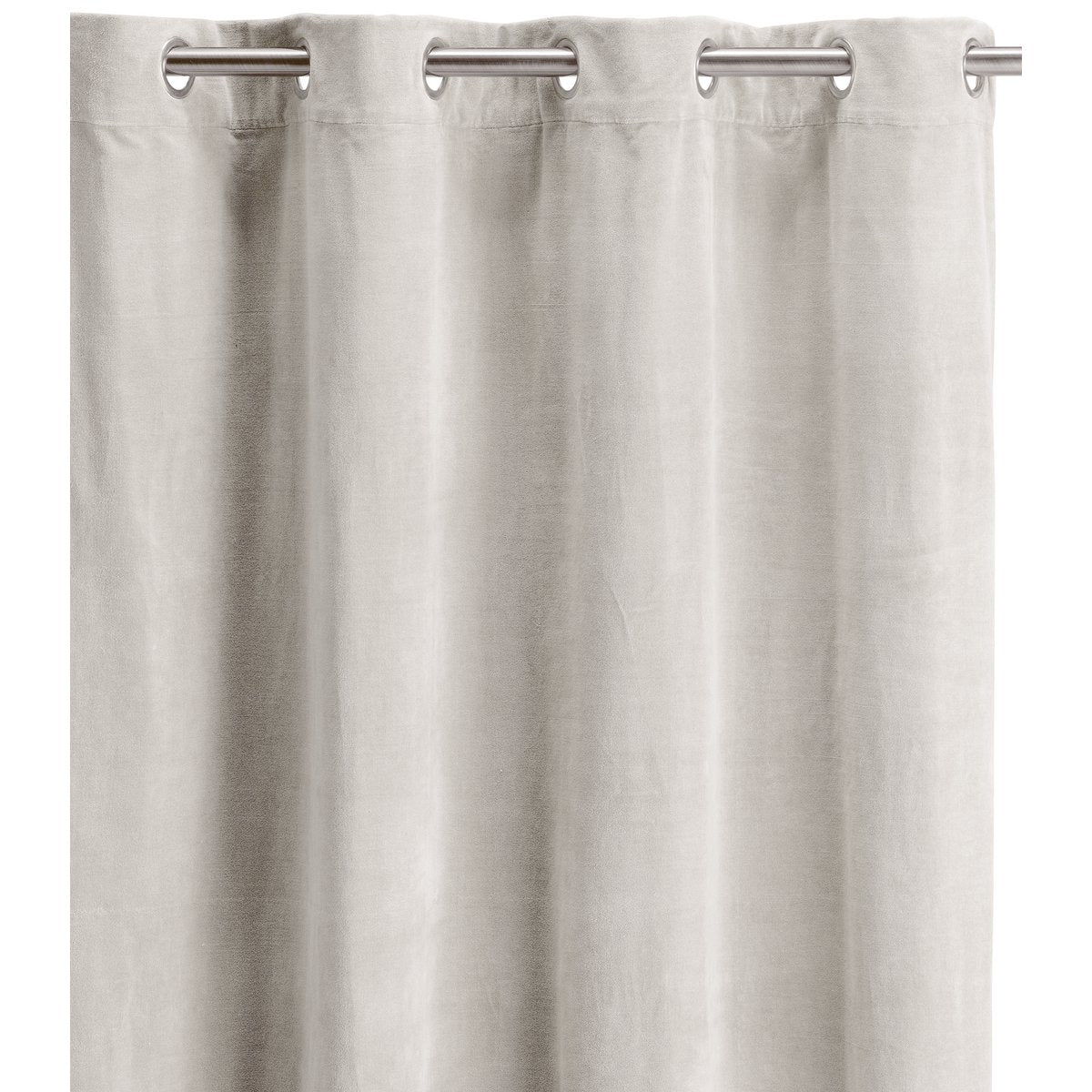 Plain curtain Elise Grège 140 x 280